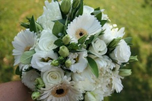 Chrysanthemums, Lisianthus and Gerbera bouquet